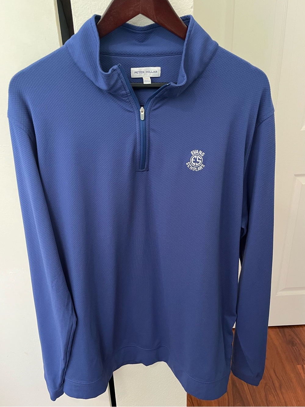 NEW Peter Millar Navy Athletic Quarter Zip